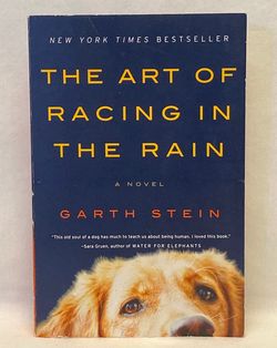 SC book The Art of Racing in the Rain by Garth Stein 2009 dog story novel