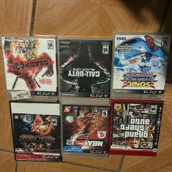 6 PlayStation 3 Games 