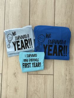 We Survive A Year Of Parenting Shirts