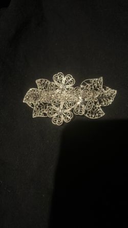 Vintage Y2K Silver Barrette Still New