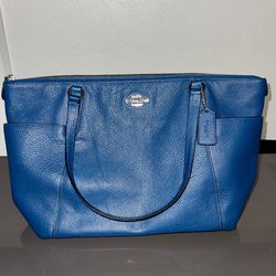 Turquoise Blue Coach purse