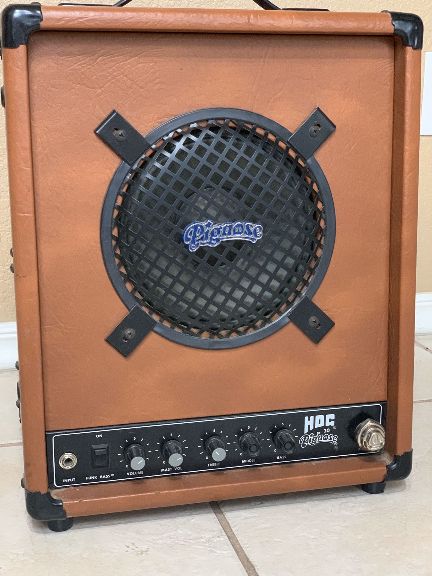 HOG 30 By PIGNOSE - BASS GUITAR AMPLIFIER *LIKE NEW* | Missing POWER Cord