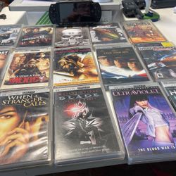 PS2 With 15 Movies UMD Video $200