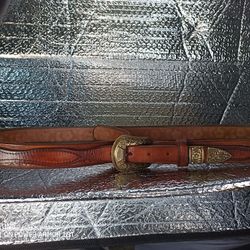 A, LEATHER BELT SIZE 42 ONLY ONE AVAILABLE 