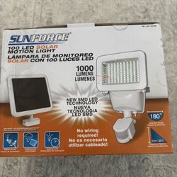 100 LED Solar Mention Light