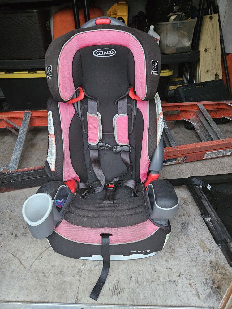 Booster Car Seat Pink