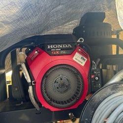 Large trailer mounted Heated Pressure washer
