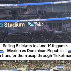Mexico Game On June 14th Sofi