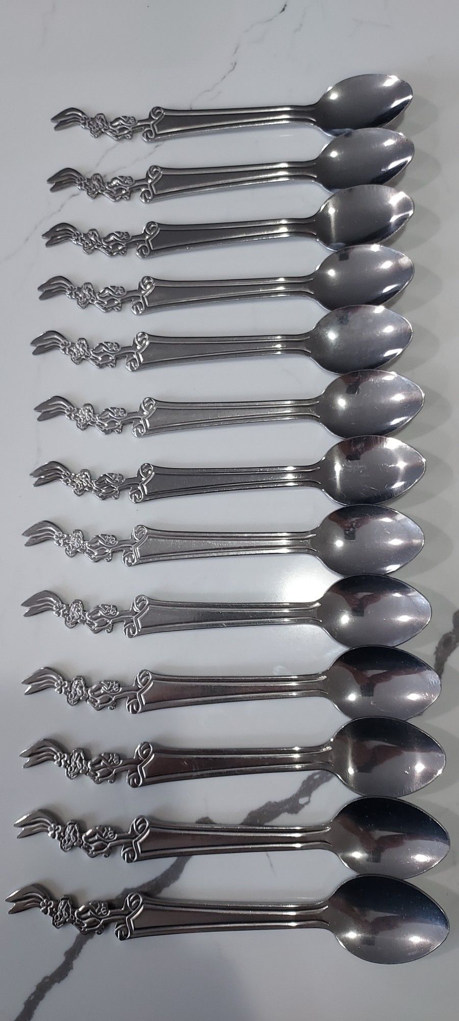 Vintage 1970's Nestle Nesquik Stainless Bunny Spoons