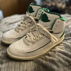 Nike Air Jordan 2 Retro Lucky Green Men Size 9