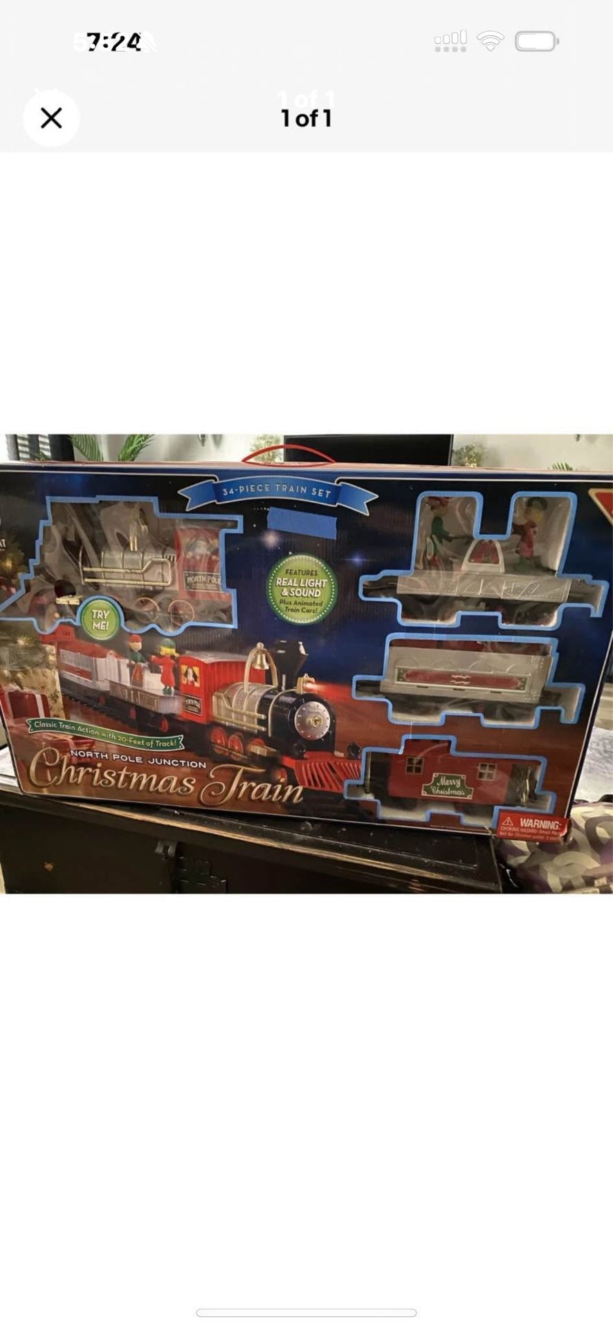 North Pole Train Set