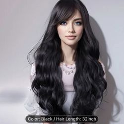 ⭐️NEW BEAUTIFUL EUROPEAN BLACK WIG⭐️