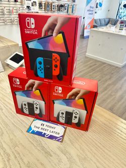 Nintendo - Switch - OLED Model w/Joy-Con - White (Japan Version) (Brand New) - take it home from $5 and the rest later