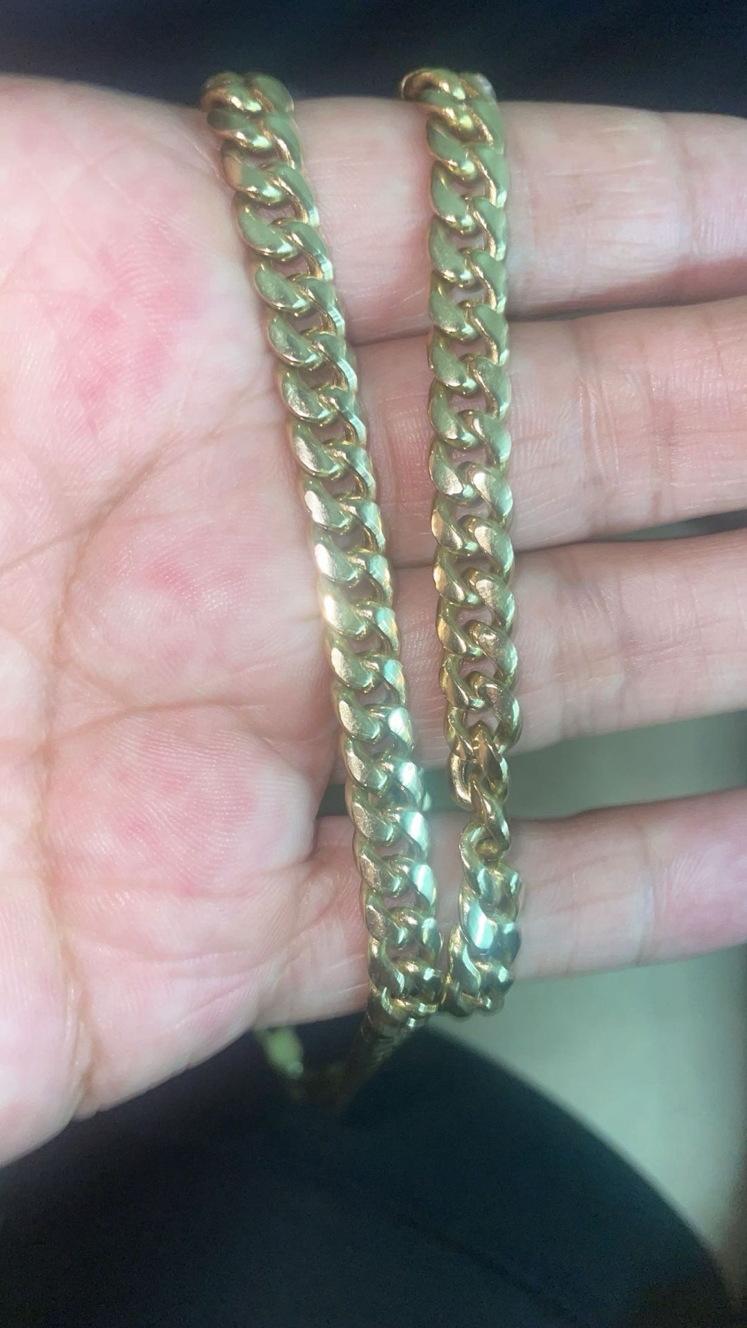 14k 22 inch Cuban Link