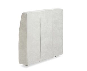 Lovesac Deep Angled Side Cover: Sky Grey Corded Velvet