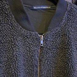 Brandy melville hot sale sherpa jacket