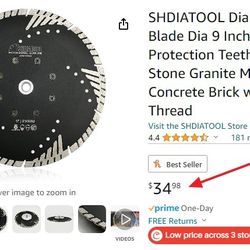 New Diamond Saw Blade