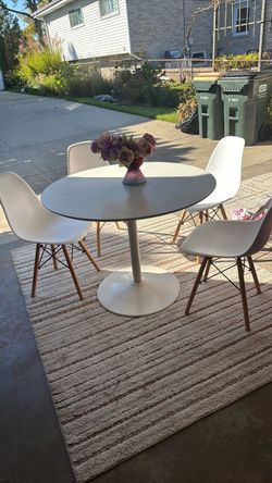 Table and chairs