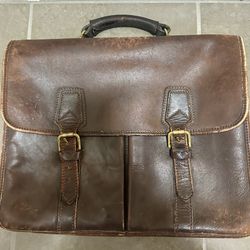 All Leather Briefcase Bag
