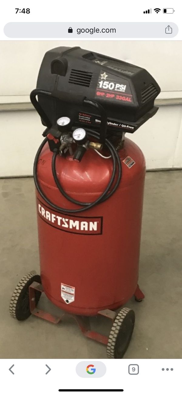 Craftsman 33 gal 6 Hp Air Compressor for Sale in Federal Way, WA OfferUp