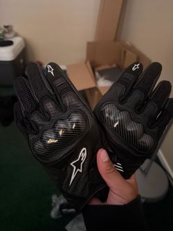 Alpinestars Black Motorcycle Gloves M