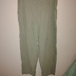 Vintage Talbot's Women's Olive Green Dress Pants 100% Wool 