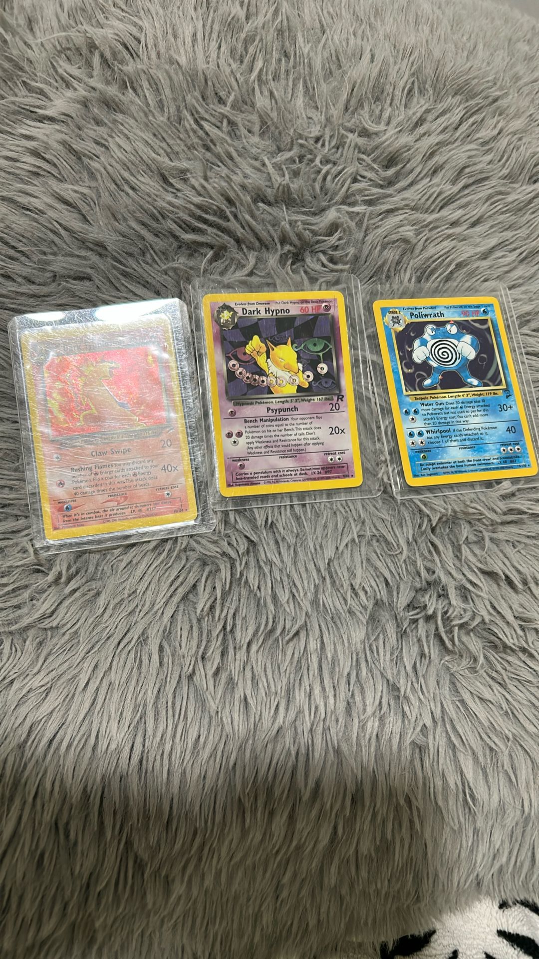3 Vintage Pokémon Cards