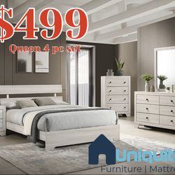 Queen 4 Piece Bedroom Set