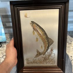 1979 Fish Vintage Framed Artwork 