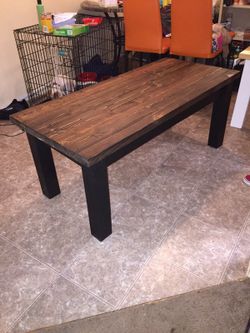 Handmade coffee table