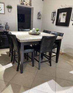 Marbel Top Dinning Room Set