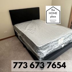 Brand New King Bed Frame With Mattress & Boxspring For Only $449 🚨 Ready For Delivery Today 🚛