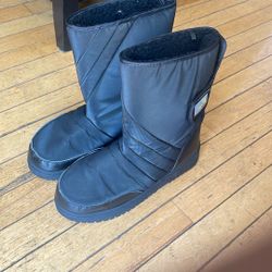 Rugged Exposure Black Snow Boots