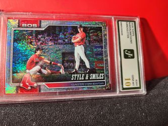 Roman Anthony Style & Smiles Sandglitter #260 2026 Topps EJE 10 GEM MT
