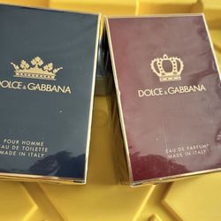 DOLCE & GABBANA … MEN AND WOMEN $60.00 EACH