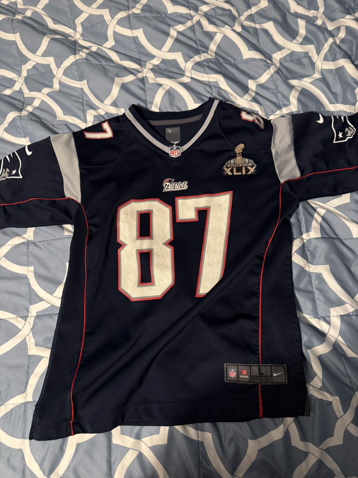 Super Bowl XLIX Ron Gronkowski Jersey