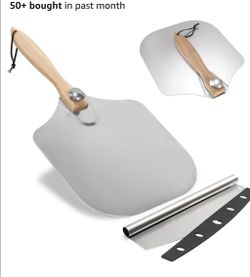 Aluminum Pizza Peel with Oak Handle
