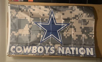 Dallas Cowboys military Camo banner