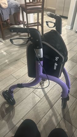 Purple foldable Walker