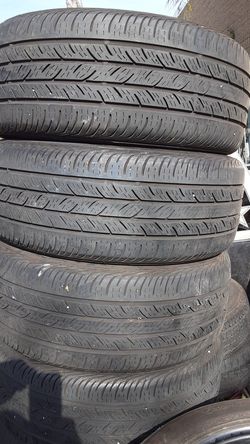 I have four tires in great condition they have about 50 60% left