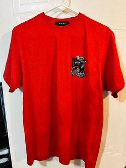 Amiri Red Snake Graphic T-Shirt