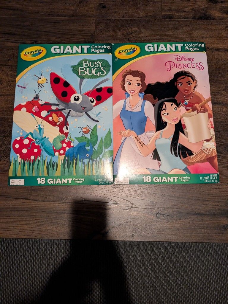 Giant Coloring Pages Bugs And Disney Princesses 