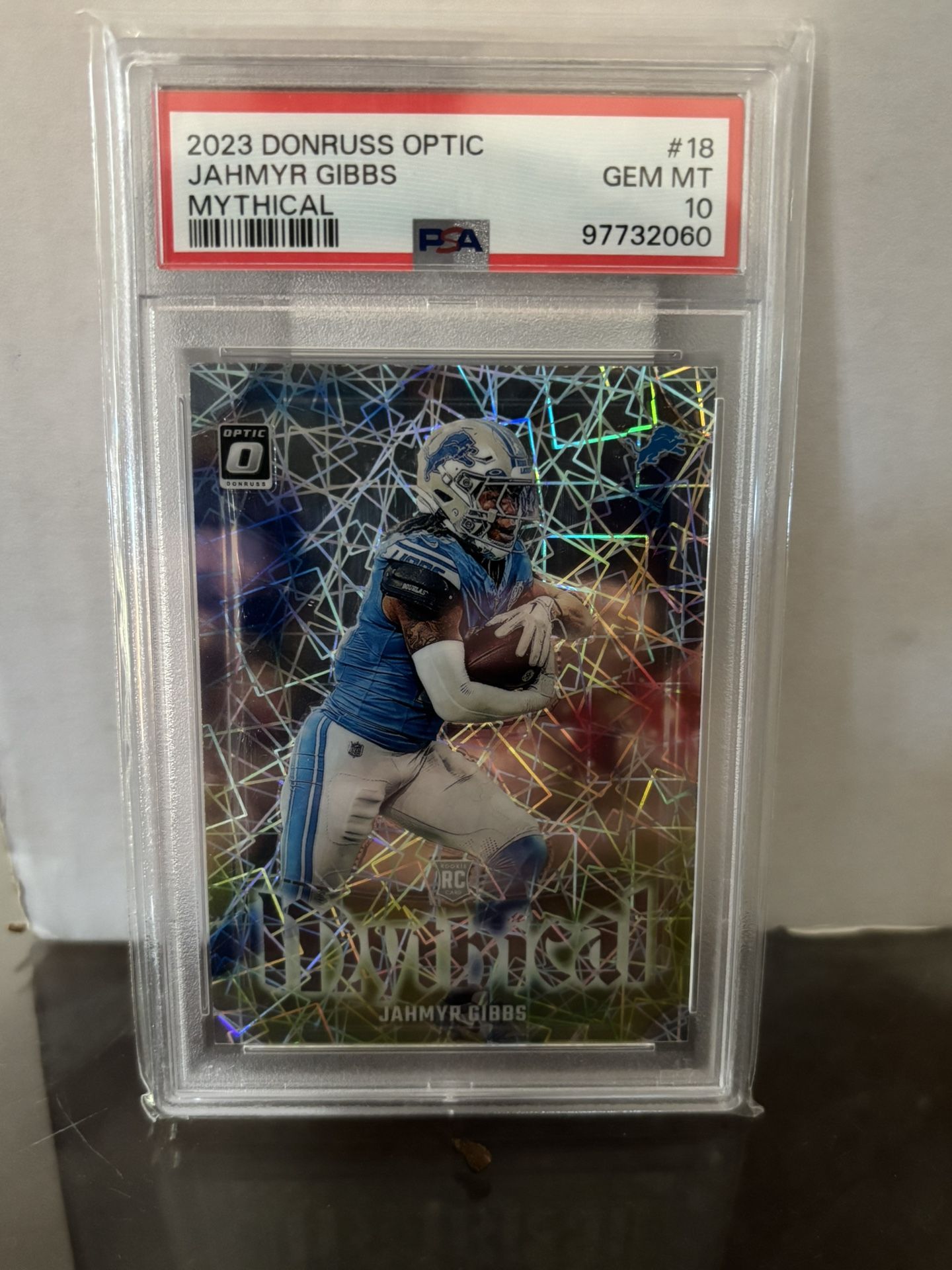 2023 Donruss Optic Gibbs Mythical RC SSP PSA 10