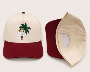 LA palm tree 5 panel snapback hat brand new
