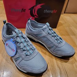 Therafit Dawn Womens Size 6.5 M Slip On Active Shoes Sneakers Grey