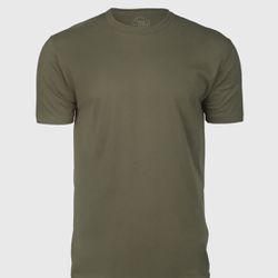 True Classic Military Green Crew Neck Short Sleeve Tshirt Brand New Men Size Medium