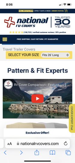 Rv Cover 32 fl
