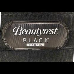 California King Size Mattress BeautyRest Black Hybrid Pillow Top 16” Inches Thick Wrapped in Plastic Direct From Factory Same Day Delivery