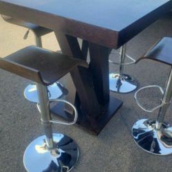 High Table "Not Included Bar Stools"