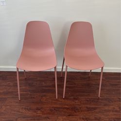 Pair Of Pink Chairs